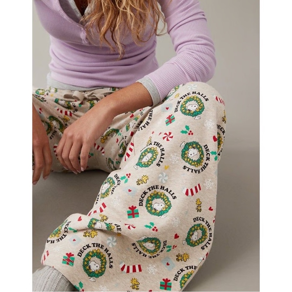 Snoopy Festive Holiday Pajama Pants